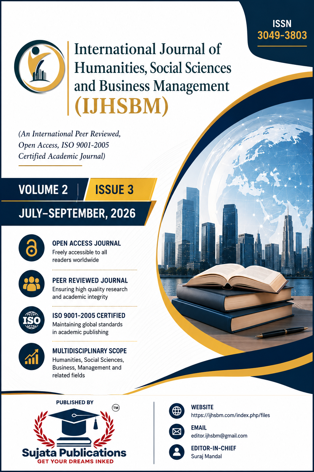 					View IJHSBM: Volume 2, Issue 3, July-September, 2026
				